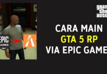 Cara Main GTA 5 RP (FiveM) Pakai Epic Games