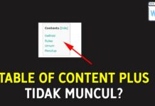 Cara Mengatasi Table of Content Plus Tidak Muncul (WordPress)