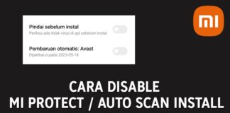 Cara Disable Mi Protect Auto Scan Saat Install di Xiaomi