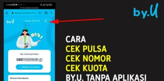 Cara Cek Nomor, Pulsa & Kuota Pada Kartu by.U Terbaru